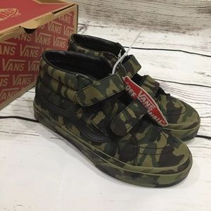 vans camo kids